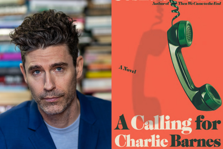Joshua Ferris headshot and “A Calling for Charlie Barnes” book cover