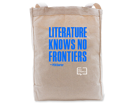 Bonfire Literature Knows No Frontiers Tote Bag 450x350