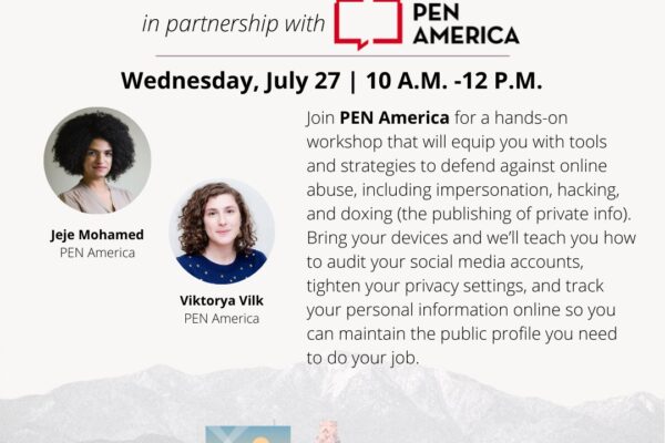 [PANEL, AAJA 2022] Online Abuse Self-Defense: Protect Yourself from Hacking & Doxing 