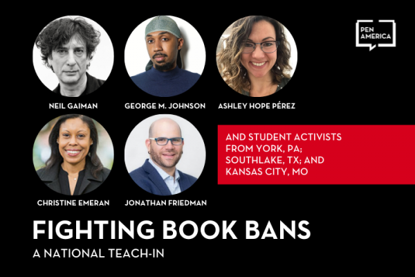 [VIRTUAL] Fighting Book Bans: A Teach-In for Students