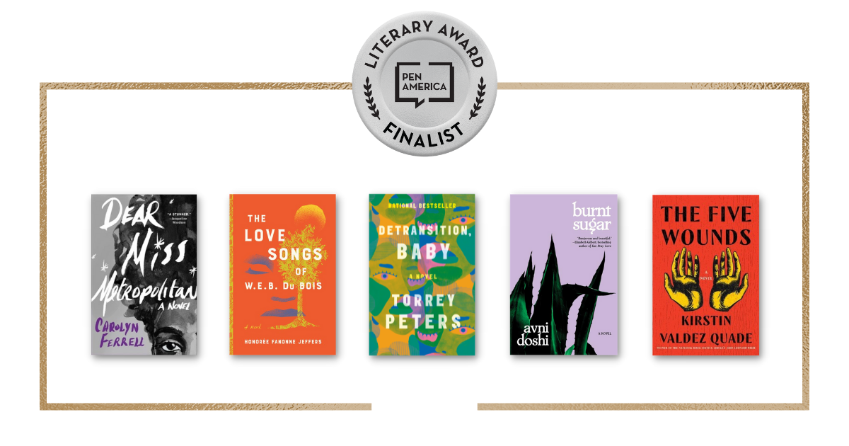 2022 PEN/Hemingway Award For Debut Novel finalists book covers