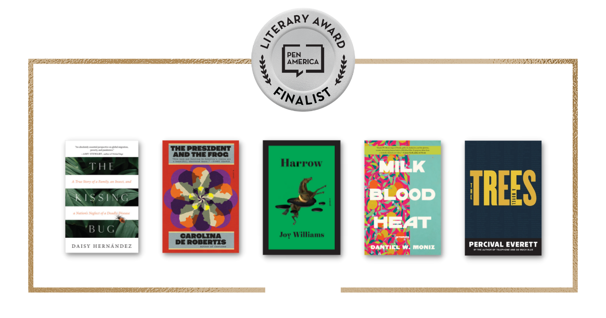 2022 PEN/Jean Stein Book Award finalists book covers