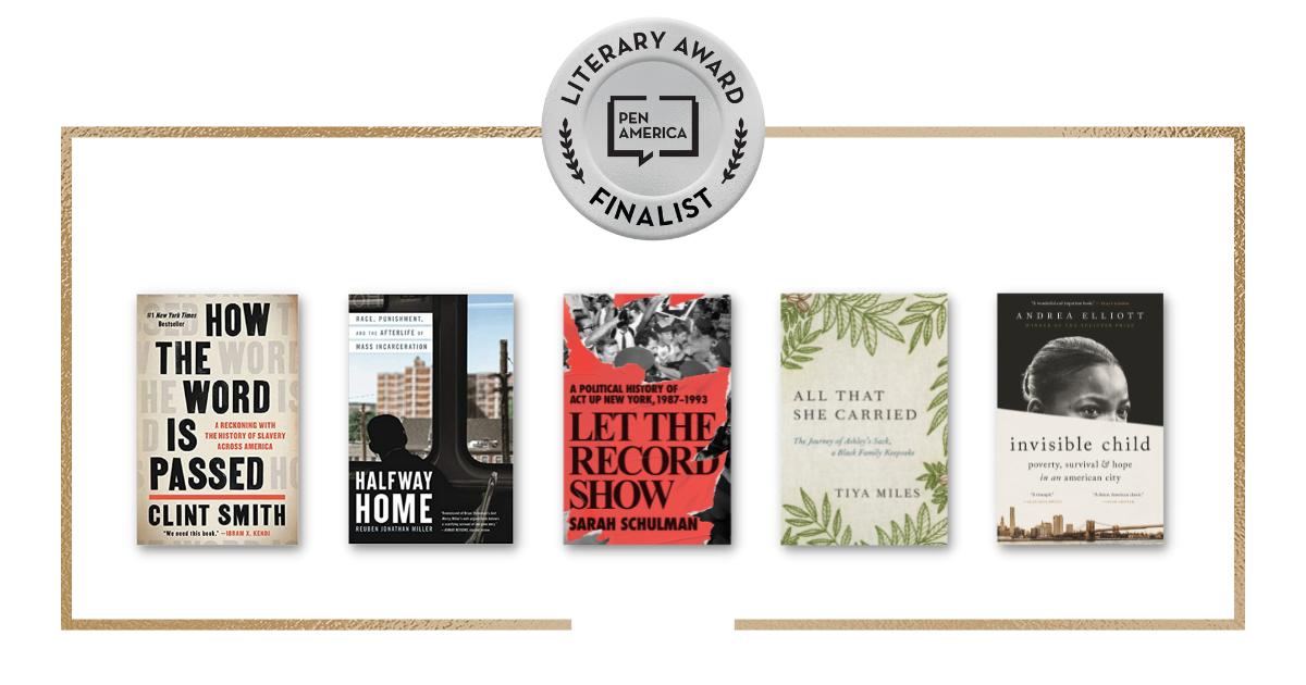 2022 PEN/John Kenneth Galbraith Award For Nonfiction finalists book covers