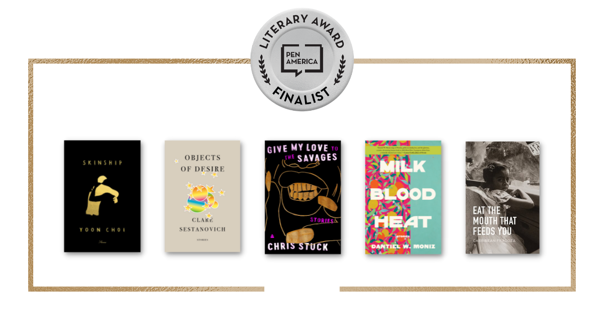 2022 PEN/Robert W. Bingham Prize For Debut Short Story Collection finalists book covers