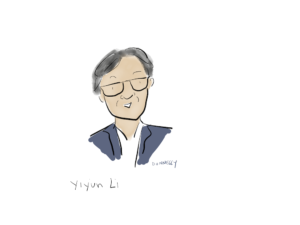 Liza Donelly's drawing of Yiyun Li