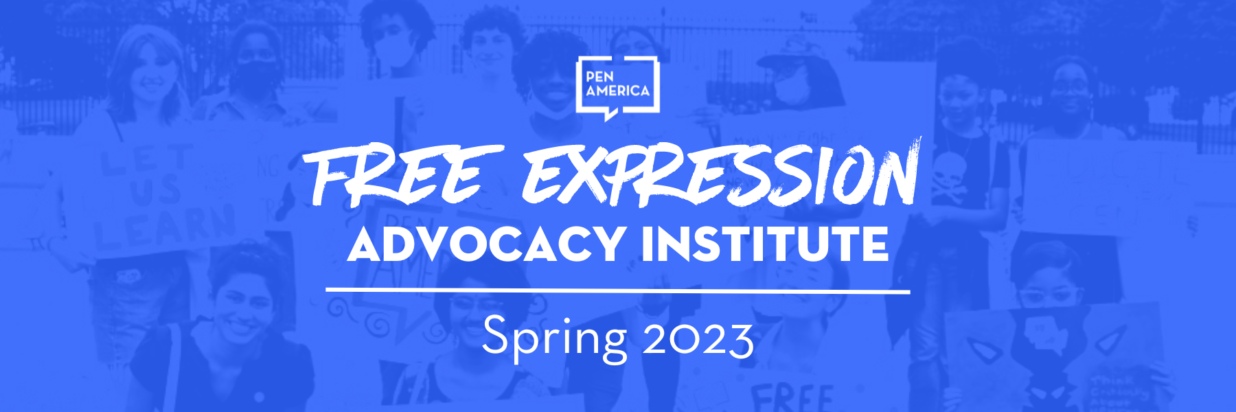 Spring 2023 Free Expression Advocacy Institute Lockup