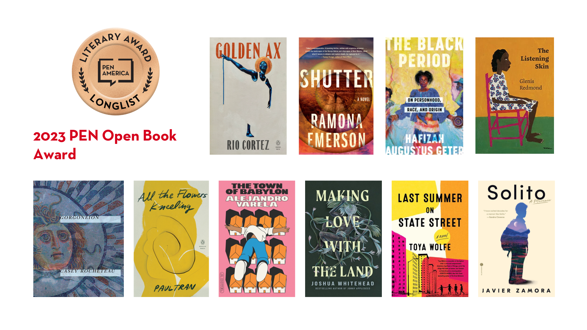 Announcing the 2023 PEN America Literary Awards Longlists