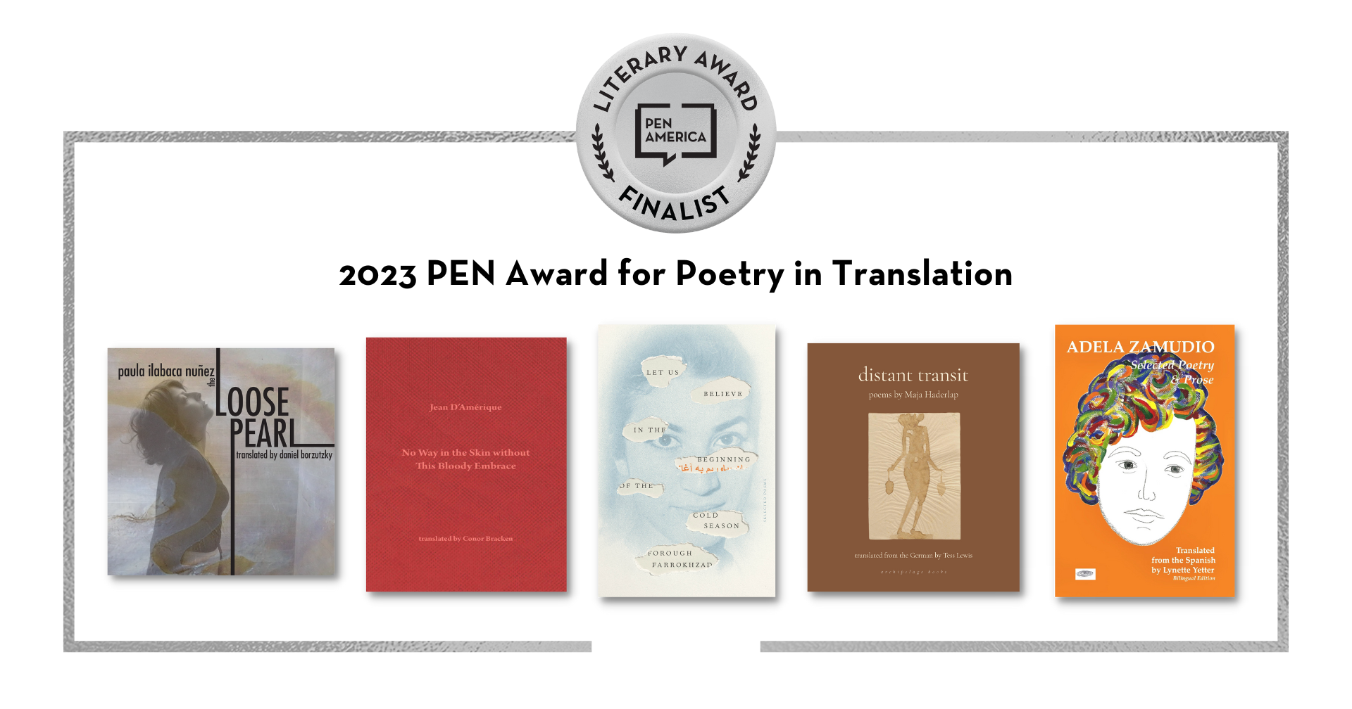 PEN Translates winners announced - English Pen
