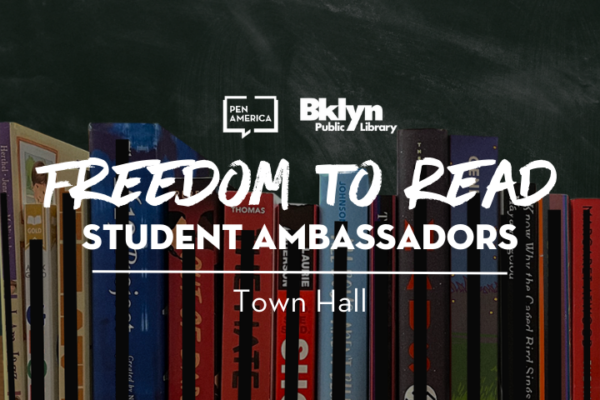 Freedom to Read Student Ambassadors Town Hall – May 2023