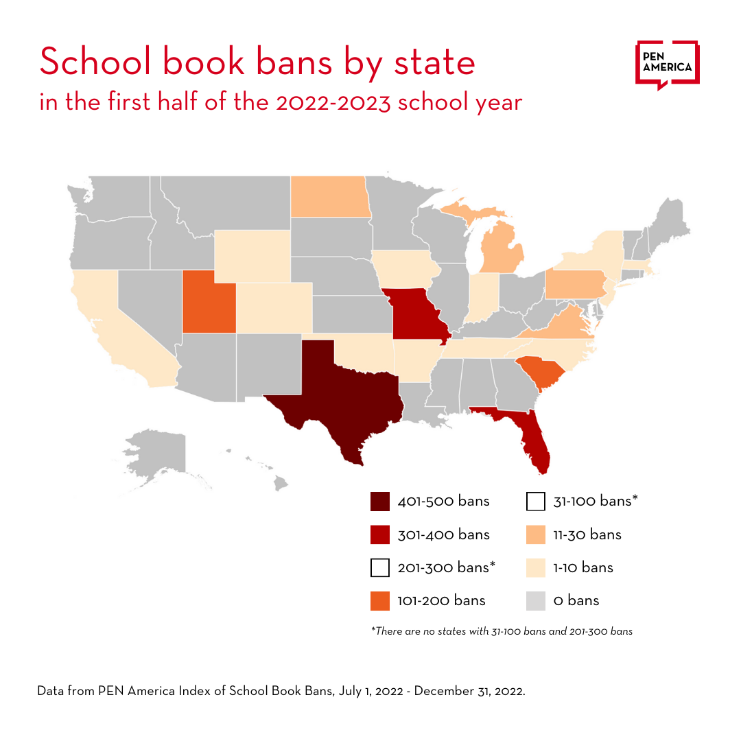 2023 Banned Books Update Banned in the USA
