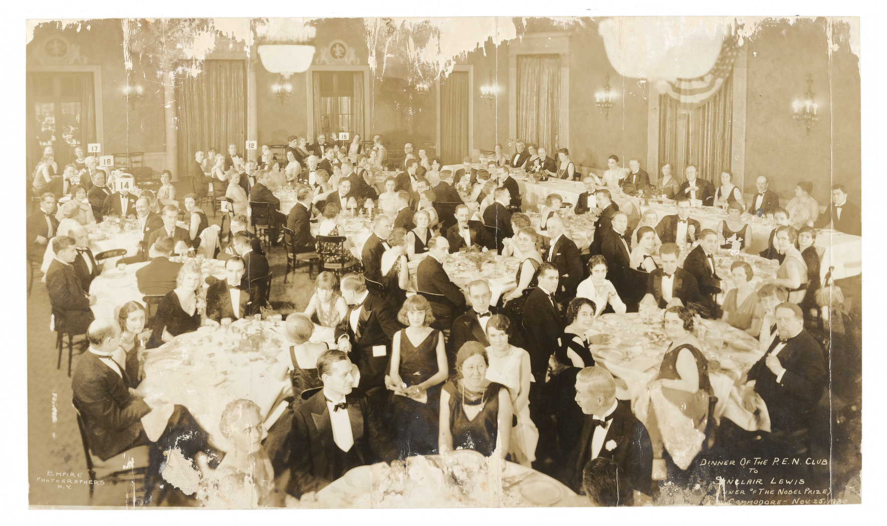1930 PEN America dinner for Sinclair Lewis