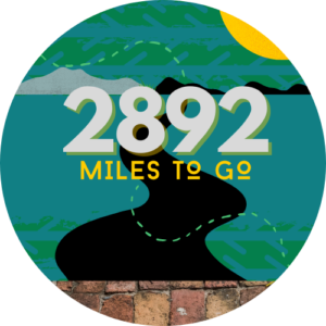 2892 Miles to Go Logo
