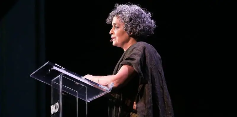 Arundhati Roy gives the Arthur Miller Freedom to Write Lecture at the 2019 World Voices Festival