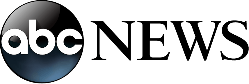 ABC News logo featuring a black gradient circle with the lowercase letters abc inside, next to the word NEWS in bold, uppercase black serif font.